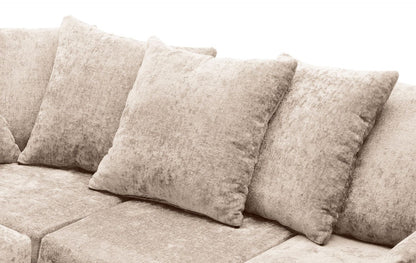 Cozy Crushed Chenille Corner Sofa