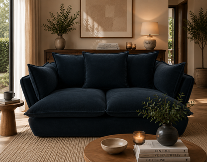 Marino 2.5 Seat Feather  Sofa - luxury velvet modular sofa by Vogue Vocus view 6