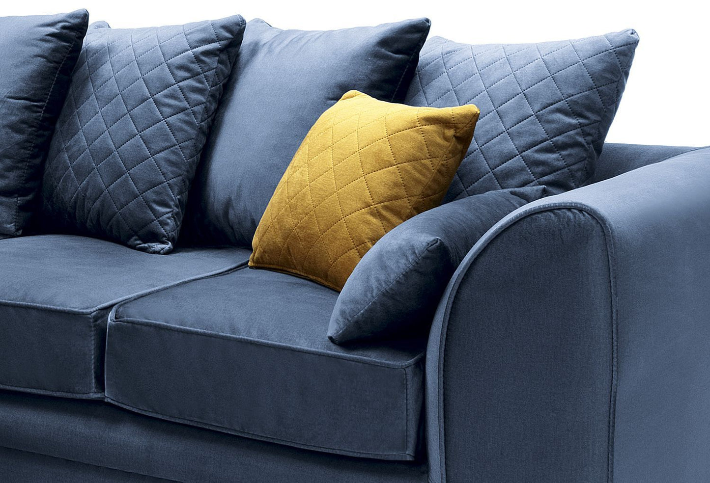 Ruby Velvet Corner Sofa