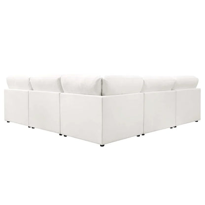 Savannah Feather left Hand Corner Sofa - Vanilla