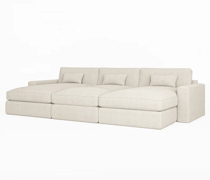 Regent  Velvet Large U shape Sofa
