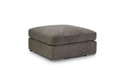 Grand Beige Corner Sofa Footstool