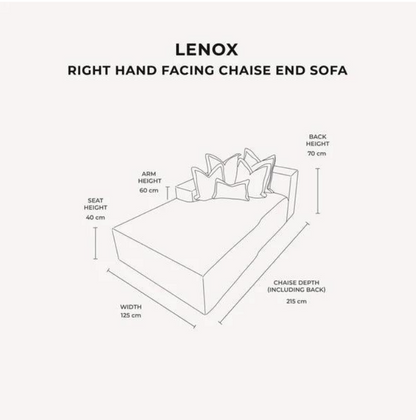 Astoria Black Elegance Pillow Back Corner Sofa (LH Facing Large Sofa)