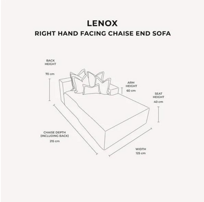 Astoria Black Elegance Pillow Back Corner Sofa (LH Facing Large Sofa)