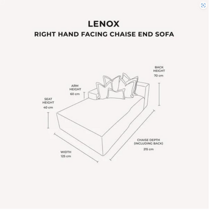 Astoria Silver Elegance Pillow Back Corner Sofa (RH Faceing Large Sofa)