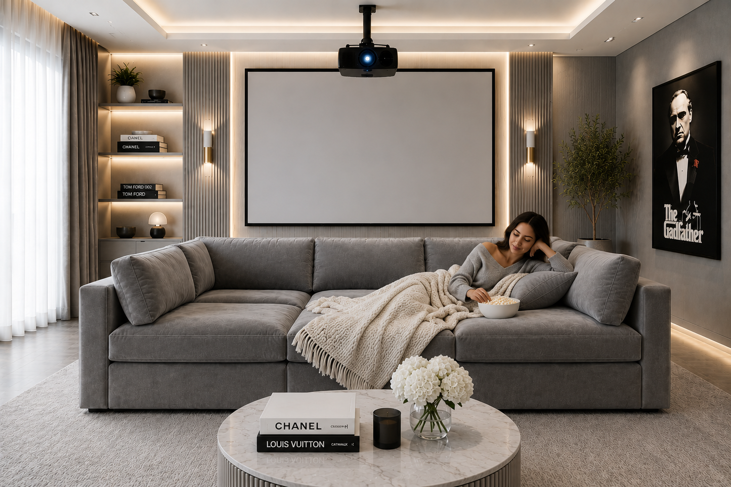 Belva Pit Modular Cinema Sofa