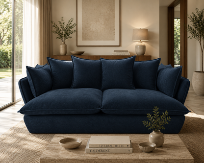Marino 3 Seater Feather  Sofa - luxury velvet modular sofa by Vogue Vocus view 5