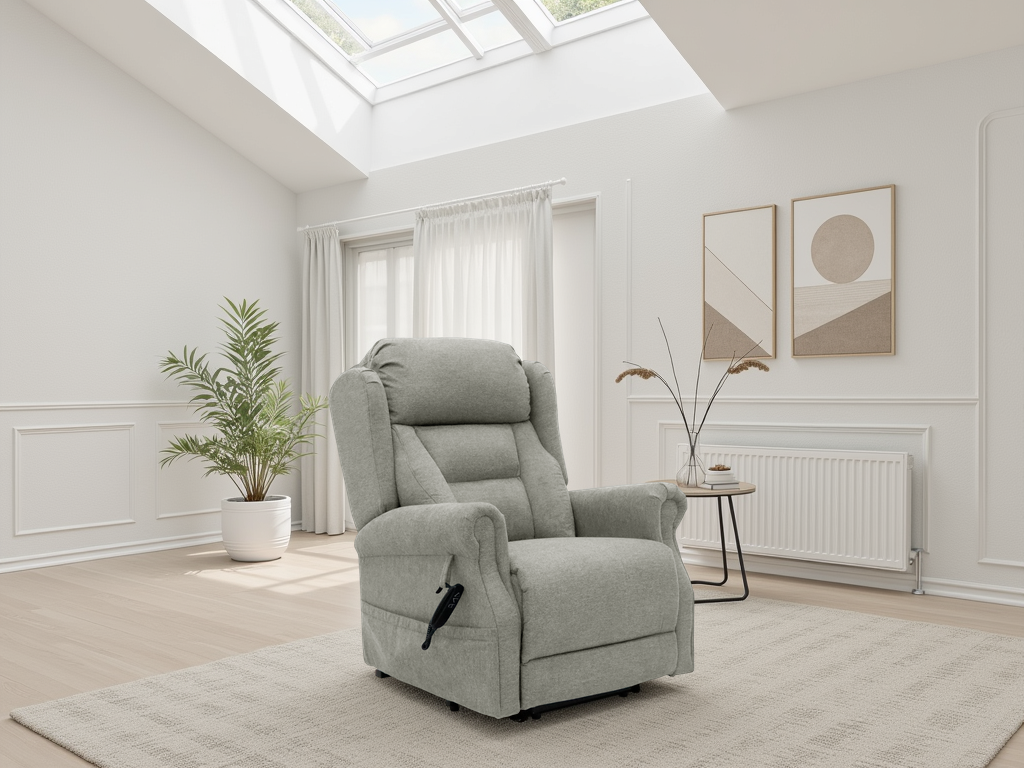 Belgrave Rise & Recline Chair in Beige