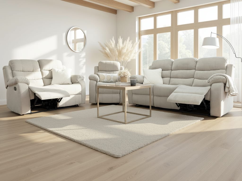 Ashford 2 Seater Recliner Sofa in Grey