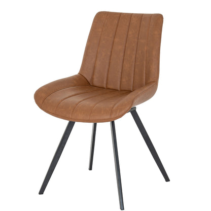 Zara Tan Swivel Dining Chair