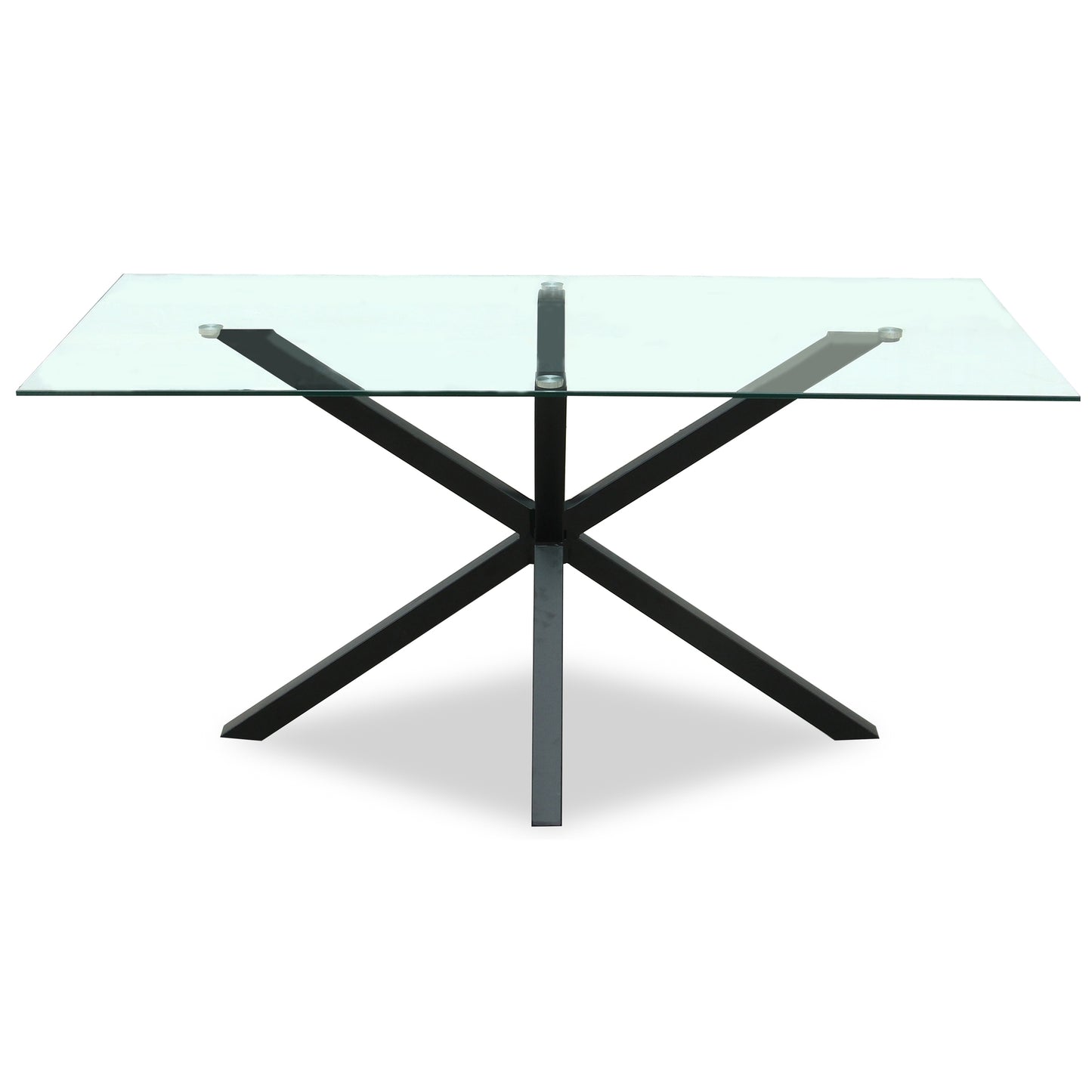 Chesbury Rectangular Glass Dining Table