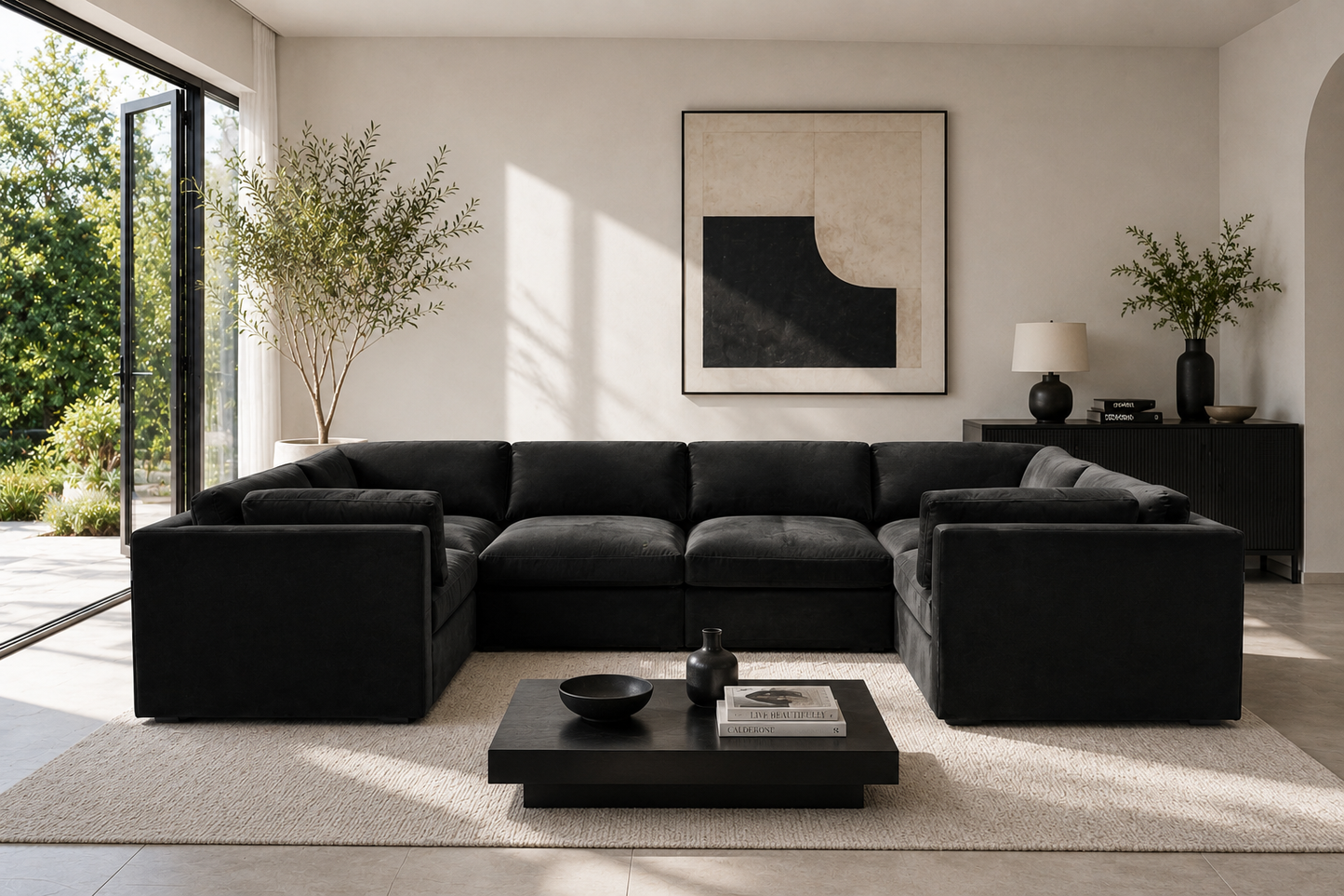 Belva Grand U Shape Modular Sofa