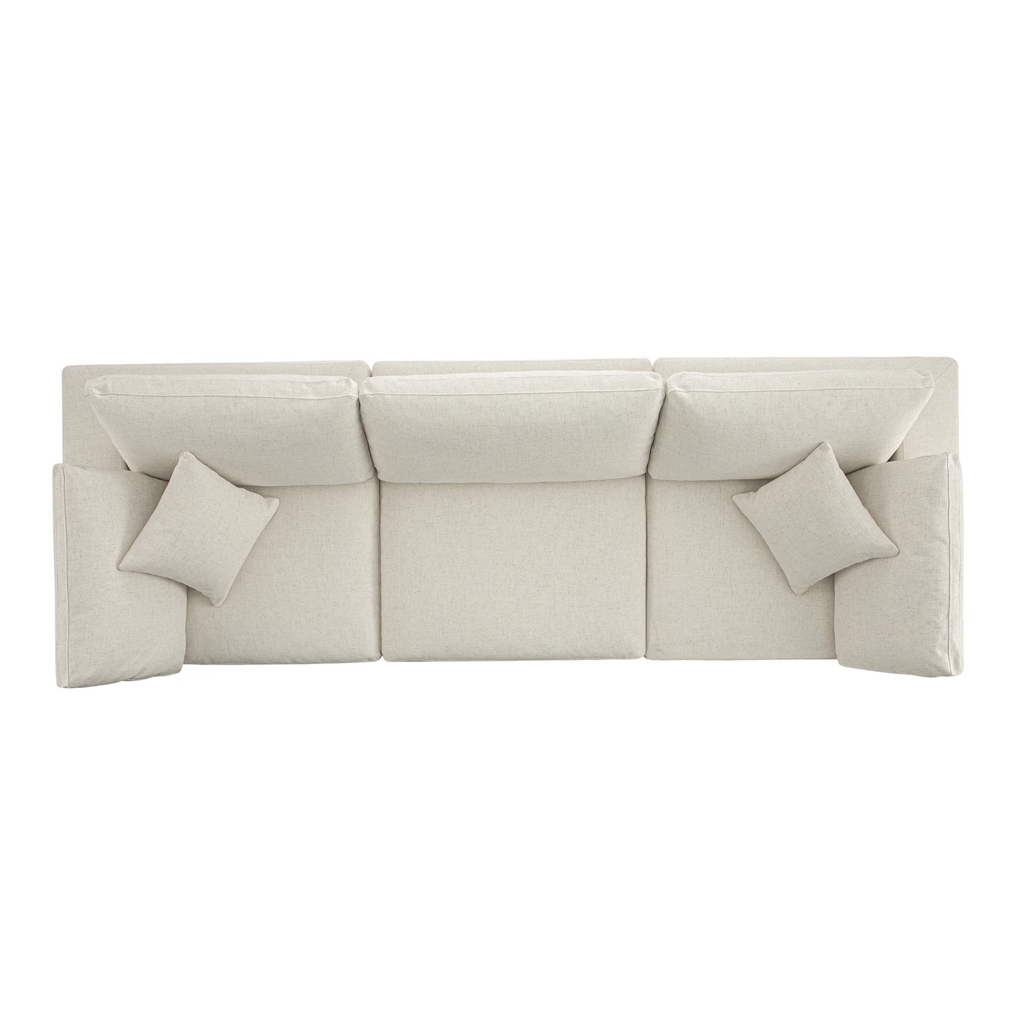 Sola Modular 3-Piece Sofa With Feather Cushions