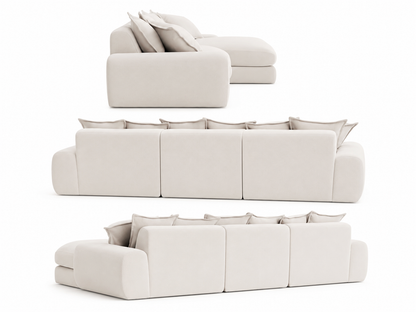 Milo Modular Right Hand Large Chaise Sofa