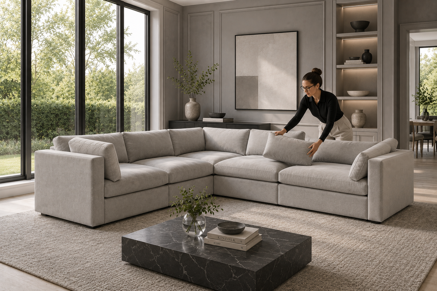 Belva Corner Modular Sofa