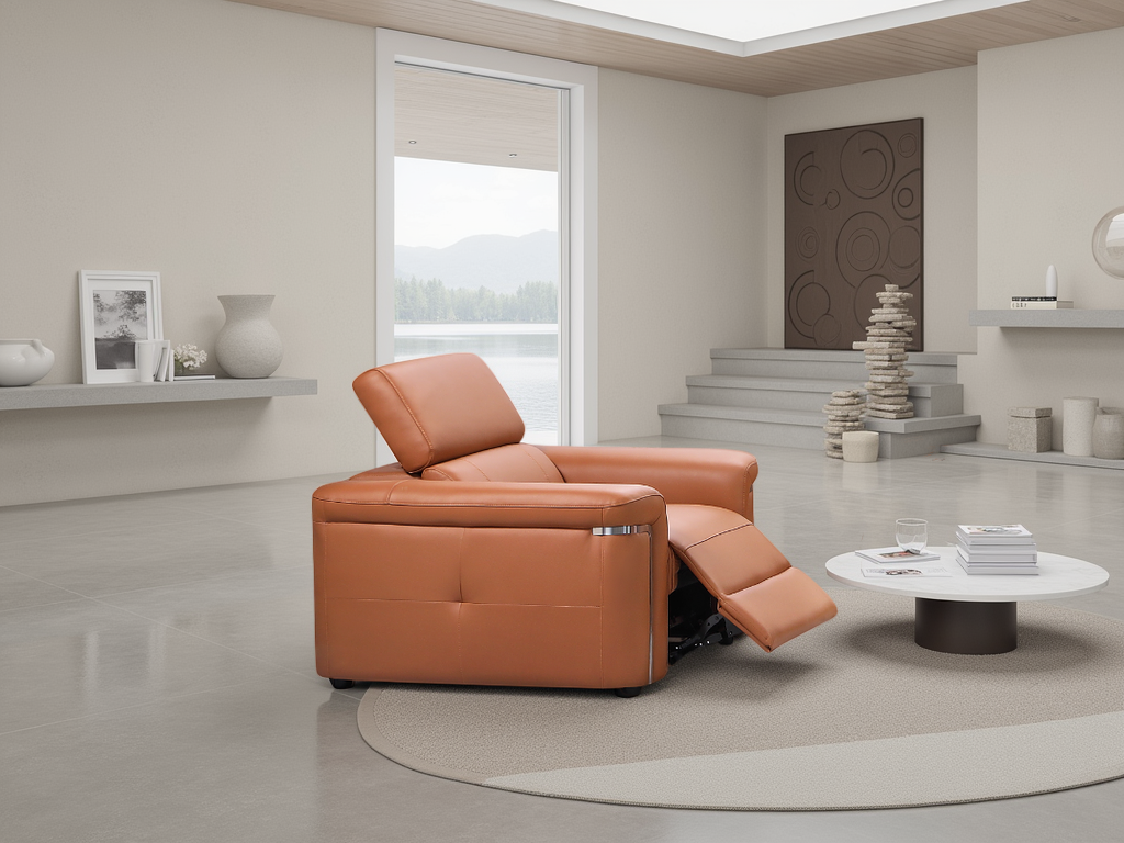 Kensington Recliner Armchair in Tan