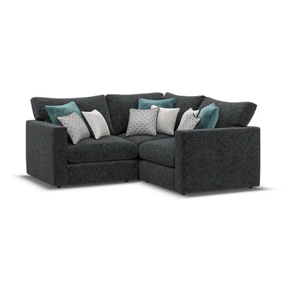 Noir Luxe 3 Seat Corner Sofa
