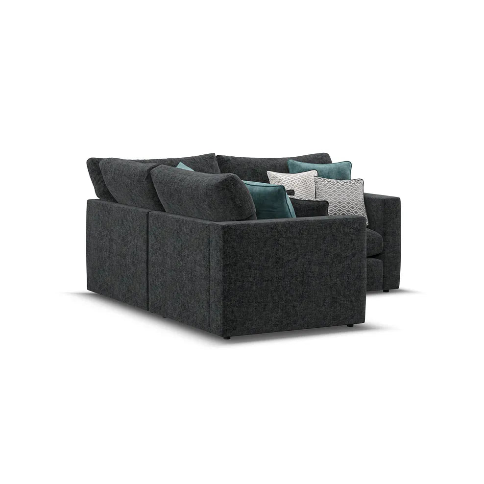 Noir Luxe 3 Seat Corner Sofa