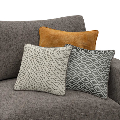 Noir Luxe 3 Seater Left Hand Chaise Corner Sofa