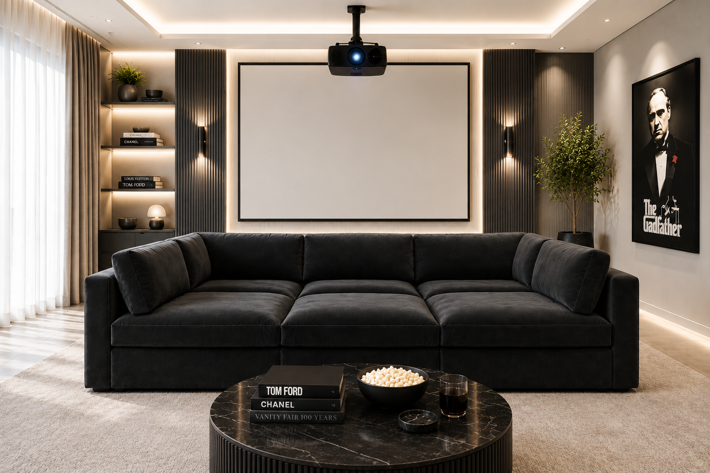 Belva Pit Modular Cinema Sofa