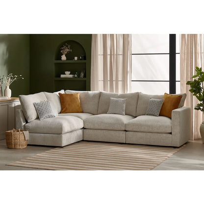 Noir Luxe 4 Seat Right Hand Corner Sofa