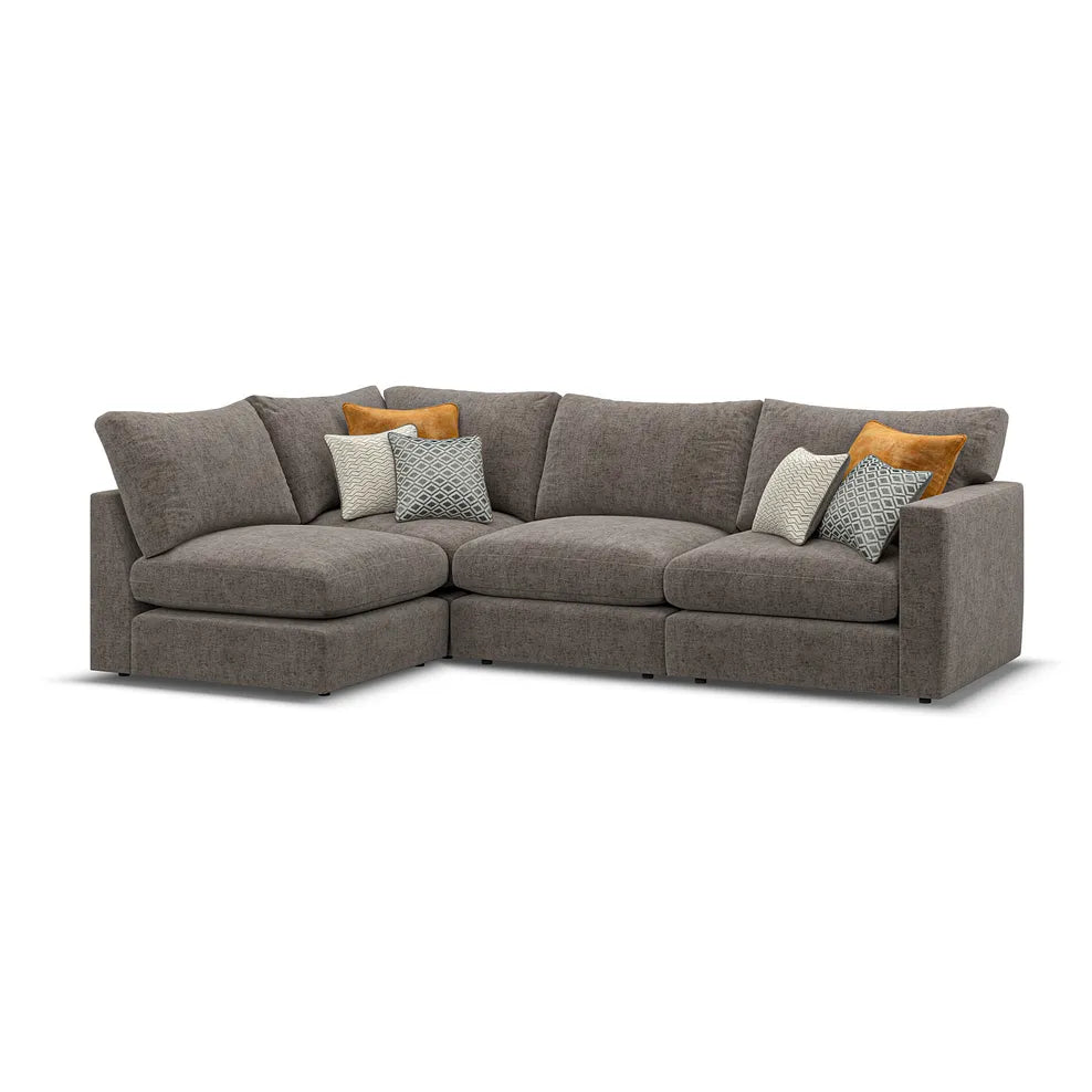 Noir Luxe 4 Seat Right Hand Corner Sofa