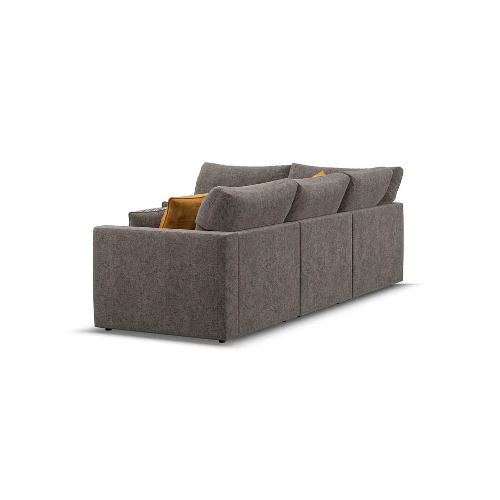 Noir Luxe 4 Seat Right Hand Corner Sofa