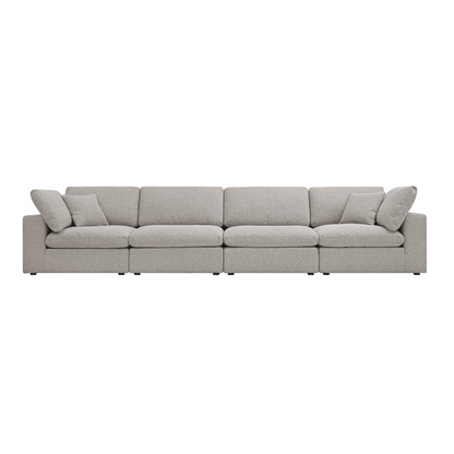 Sola Modular 4-Piece Sofa With Feather Cushions