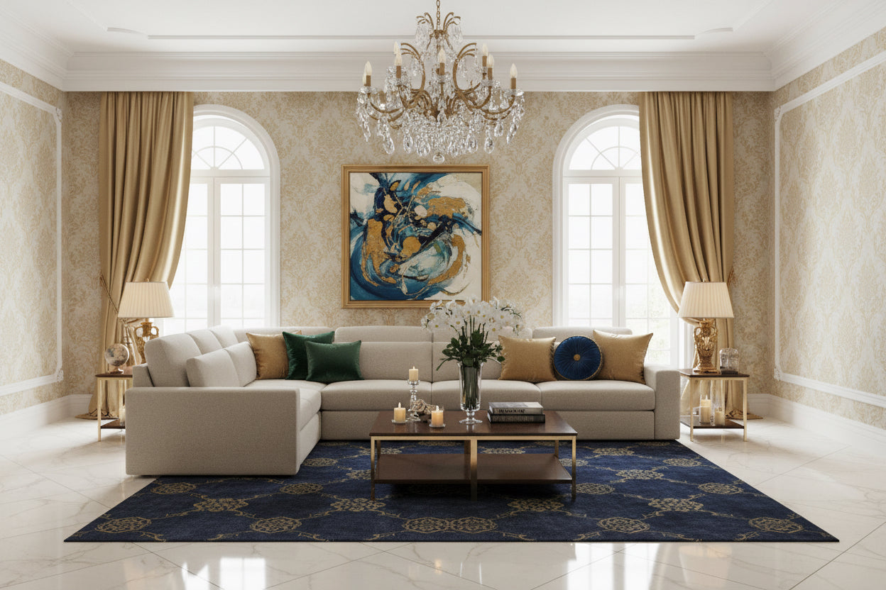 Chesham Elite Modular Double Corner - luxury chenille corner sofa in black by Vogue Vocus view 2