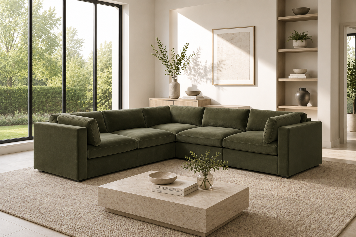 Belva Corner Modular Sofa