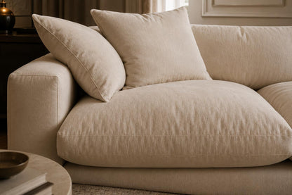 Aurelio Feather Footstool-Vogue Vocus