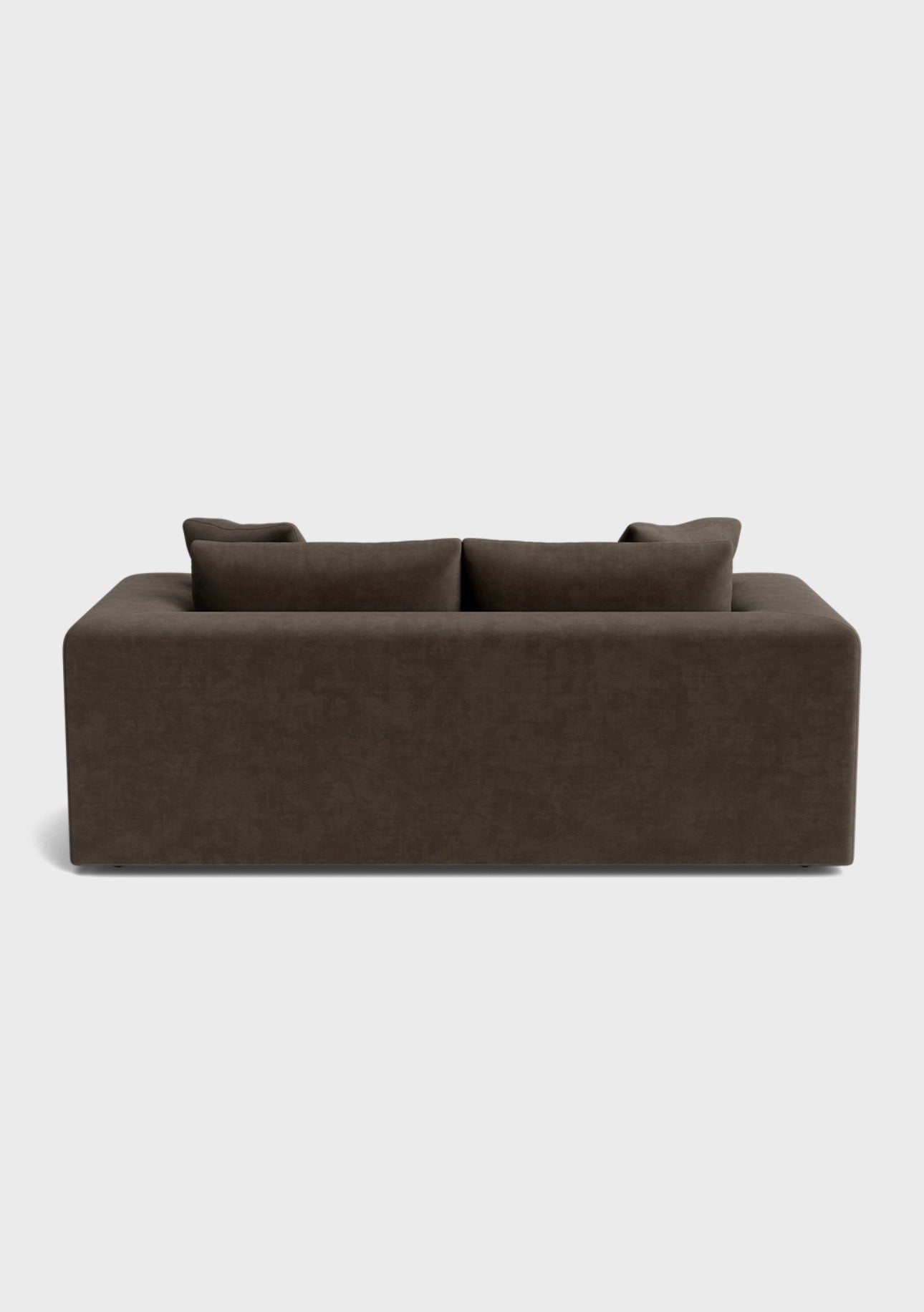 Oro 3 Seater Sofa-Moody Mocha - luxury velvet 3 seater sofa in cream by Vogue Vocus view 3