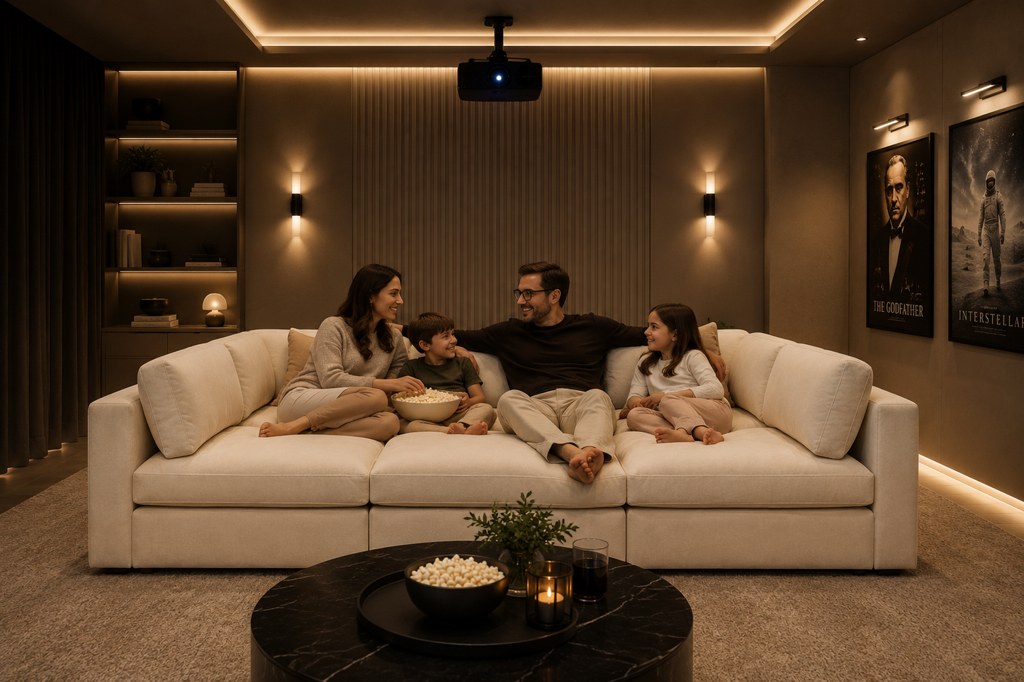 Belva Pit Modular Cinema Sofa