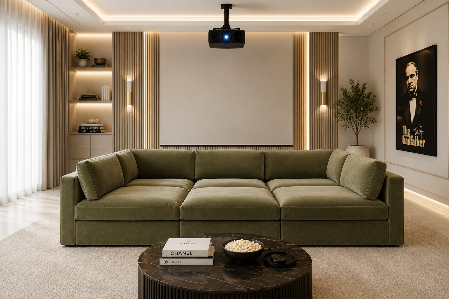 Belva Pit Modular Cinema Sofa