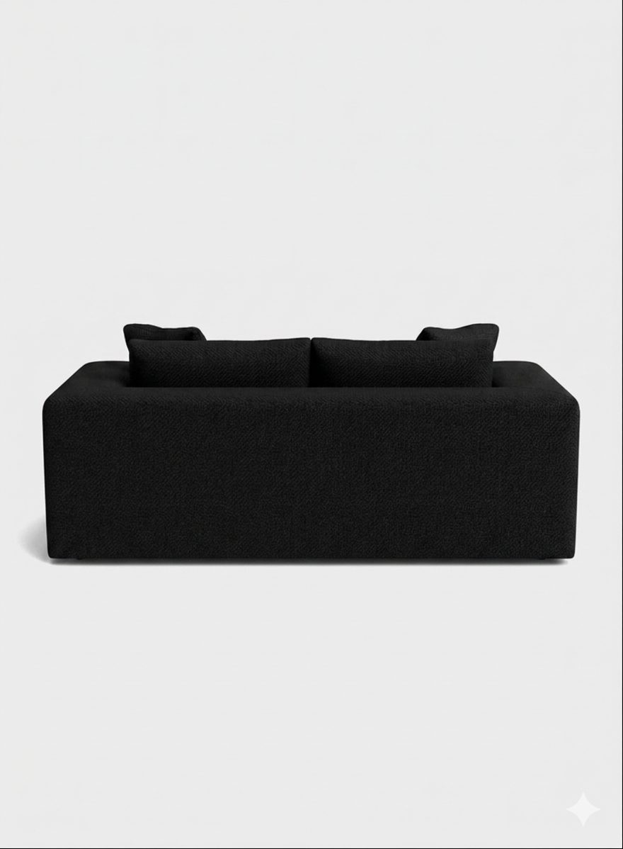 Oro 3 Seater Sofa-Cream - luxury velvet 3 seater sofa in cream by Vogue Vocus view 7