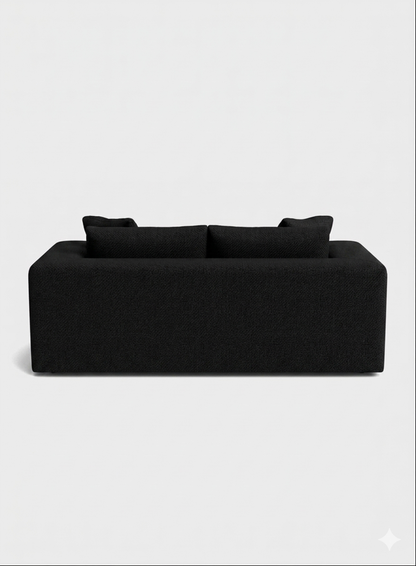 Oro 3 Seater Sofa-Cream - luxury velvet 3 seater sofa in cream by Vogue Vocus view 7