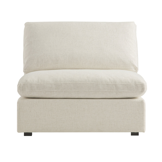 Sola Modular Armless Seat With Feather Cushions