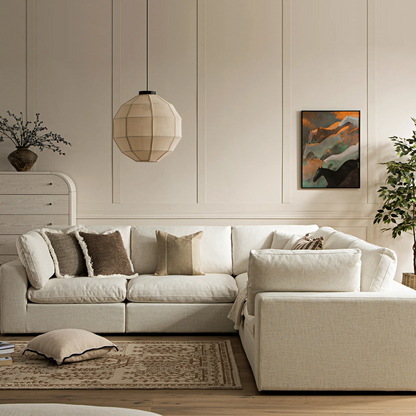 Sola Modular Corner Sofa With Feather Cushions