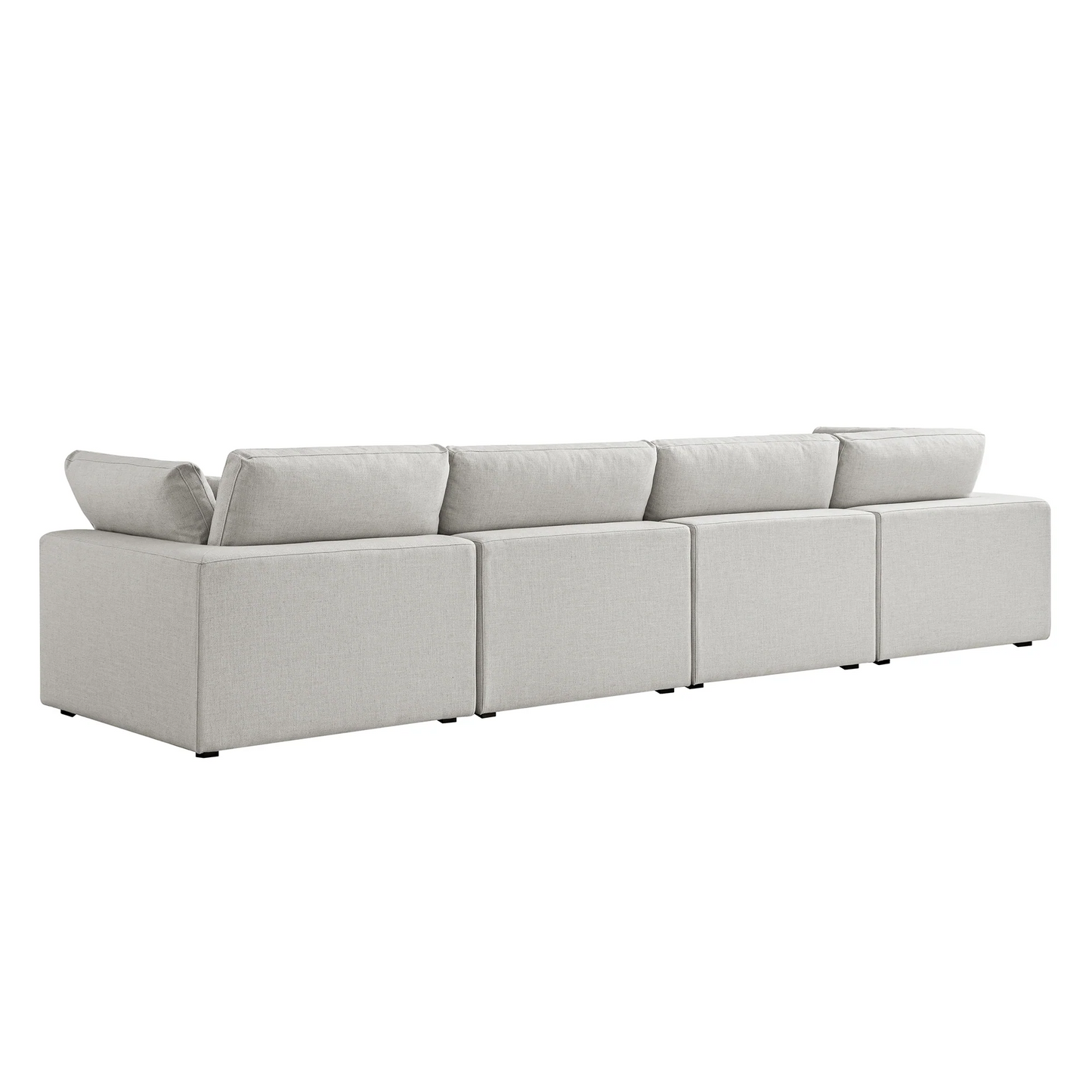 Sola Modular 4-Piece Sofa With Feather Cushions