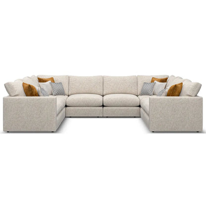 Noir Luxe 8-Seater U-Shape Sofa