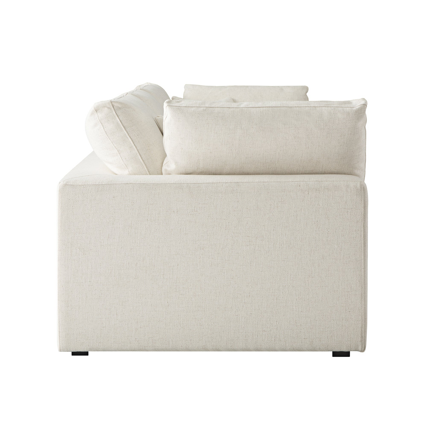 Sola Modular 3-Piece Sofa With Feather Cushions