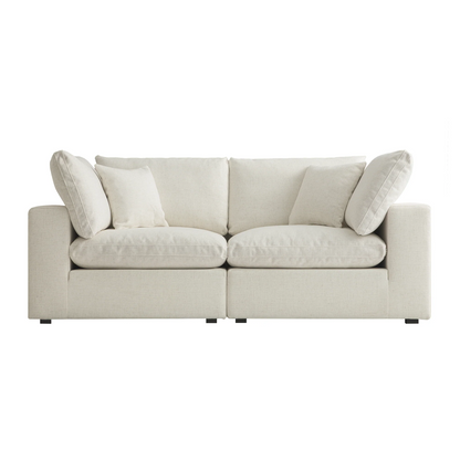 Sola Modular 2-Piece Sofa With Feather Cushions