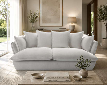 Marino 3 Seater Feather  Sofa - luxury velvet modular sofa by Vogue Vocus