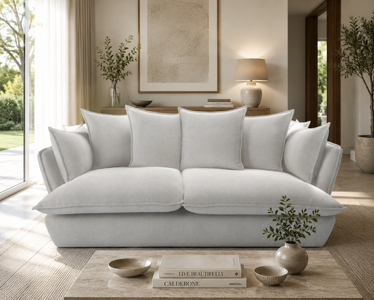 Marino 3 Seater Feather  Sofa - luxury velvet modular sofa by Vogue Vocus