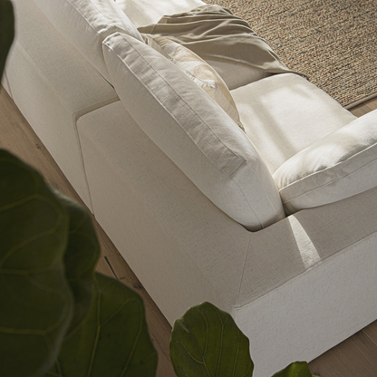 Sola Modular 3-Piece Sofa With Feather Cushions