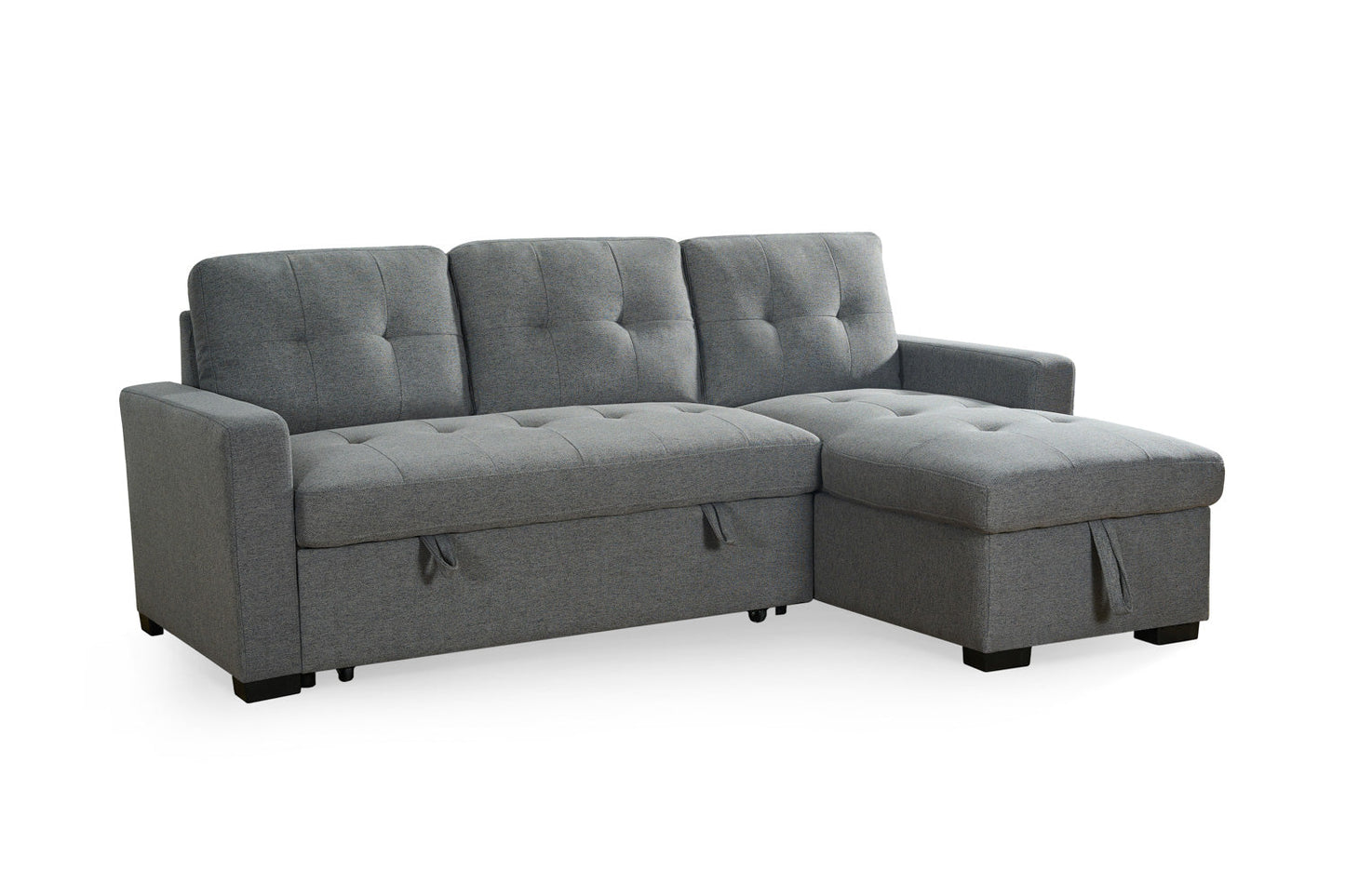 Arden Universal Corner Sofa Bed in Grey