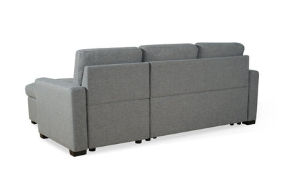 Arden Universal Corner Sofa Bed in Grey