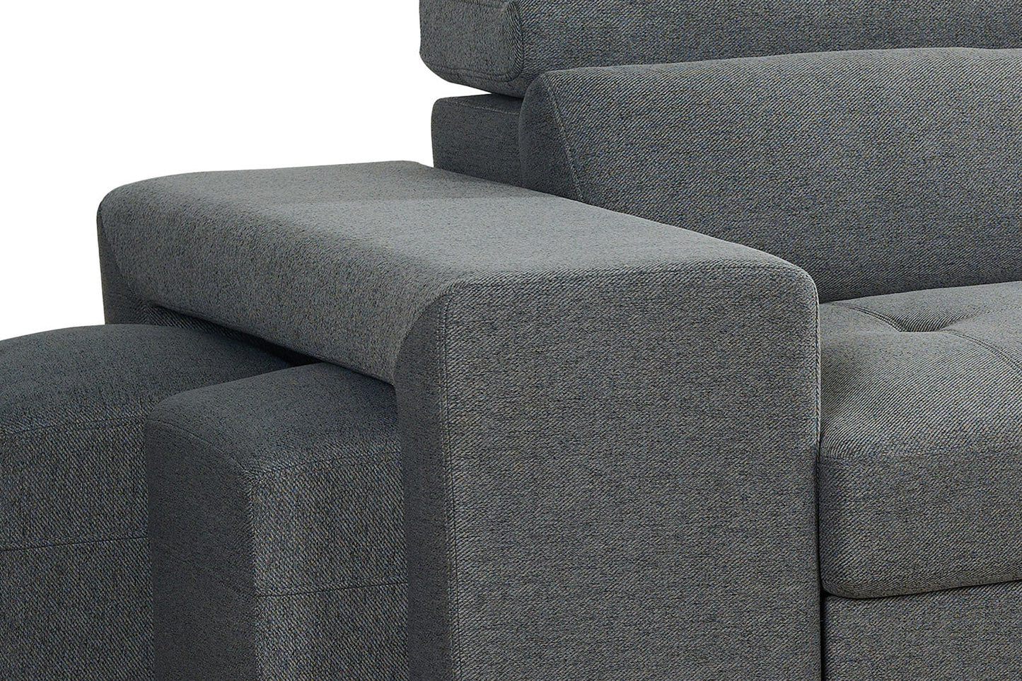 Aurelia Universal Corner Sofa Bed in Grey