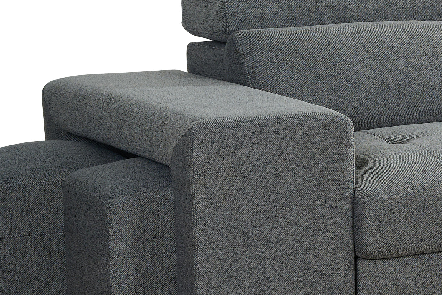 Aurelia Universal Corner Sofa Bed in Grey