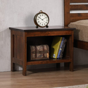 Astonbury Bedside Table Solid Hardwood Antique Oak